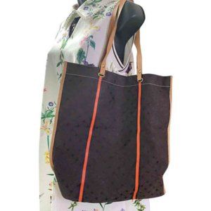 Cole Haan Brown Large Nylon Tote Bag